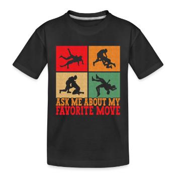 Lutte Lutteurs Lutteurs - T-shirt bio Premium Enfant - noir - Devant