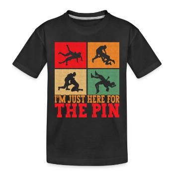 Lutte Lutteurs Lutteurs - T-shirt bio Premium Enfant - noir - Devant