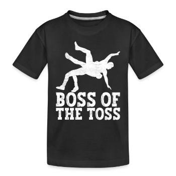 Lutte Lutteurs Lutteurs - T-shirt bio Premium Enfant - noir - Devant