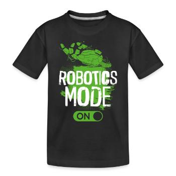 Robot Robotique Ingénieur Robotique Robotique - T-shirt bio Premium Enfant - noir - Devant