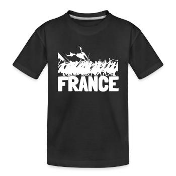 Fraternité Liberte Egalite Français Révolution - T-shirt bio Premium Enfant - noir - Devant