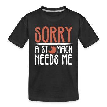 Magenchirurg Adipositaschirurgie - Kinder Premium Bio T-Shirt - Schwarz - Vorne