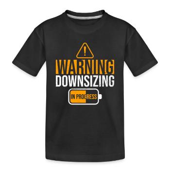 Réduction des effectifs de Progress Magenbypass - T-shirt bio Premium Enfant - noir - Devant