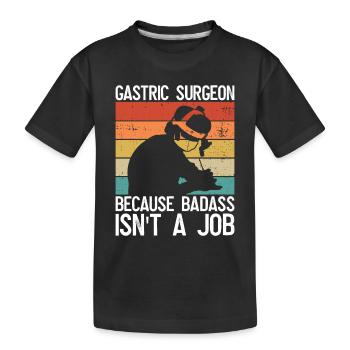 Magenchirurg Und Adipositaschirurgie - Kinder Premium Bio T-Shirt - Schwarz - Vorne