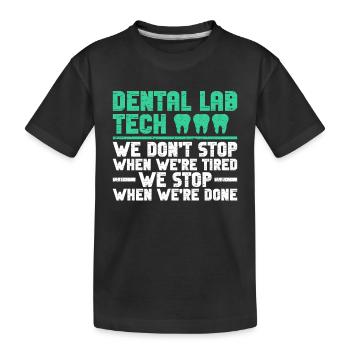 Zahntechniker Zahntechnik - T-shirt bio Premium Enfant - noir - Devant
