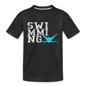 Nager - T-shirt bio Premium Enfant - noir - Devant