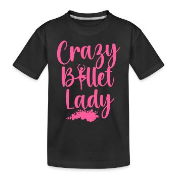 Ballet Danseuse Danse Ballerine - T-shirt bio Premium Enfant - noir - Devant