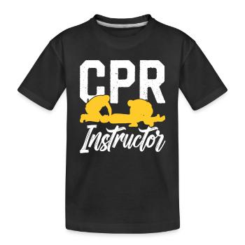 Erste Hilfe Kurs Leiter Sofortmaßnahmen Lehrer - Kinder Premium Bio T-Shirt - Schwarz - Vorne