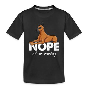 Dogue allemand - T-shirt bio Premium Enfant - noir - Devant