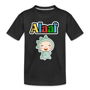 Animal de carnaval mignon, Kölle Alaaf, dinosaure - T-shirt bio Premium Enfant - noir - Devant