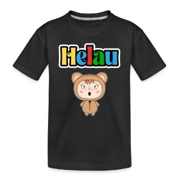 Doux animal de carnaval, Meenz Helau, fête - T-shirt bio Premium Enfant - noir - Devant