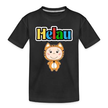 Doux animal de carnaval, Meenz Helau, fête - T-shirt bio Premium Enfant - noir - Devant