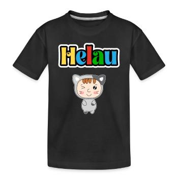 Doux animal de carnaval, Meenz Helau, fête - T-shirt bio Premium Enfant - noir - Devant