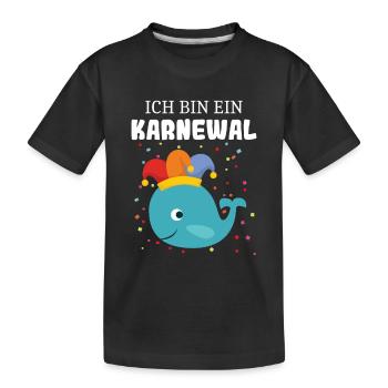 Karnewal Kölner Karneval Fasnacht Konfetti Köln - Kinder Premium Bio T-Shirt - Schwarz - Vorne