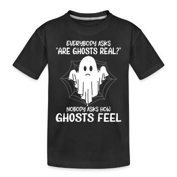 Chasseurs de fantômes, fantômes, fantômes, chasse aux fantômes - T-shirt bio Premium Enfant - noir - Devant