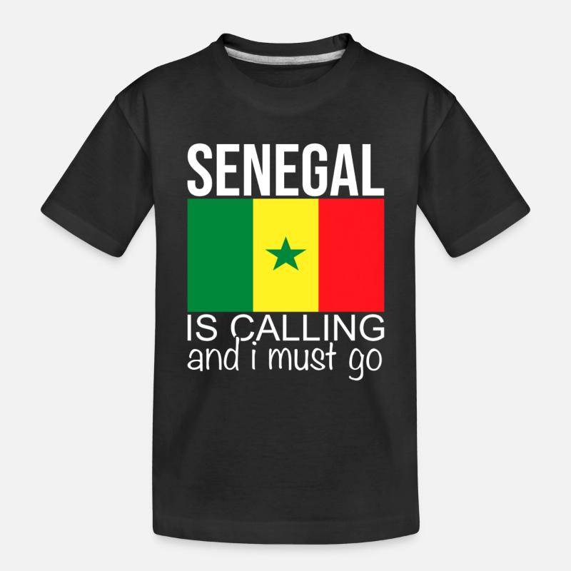 Sénégal - T-shirt bio Premium Enfant - noir