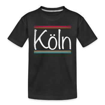 Köln - Kinder Premium Bio T-Shirt - Schwarz - Vorne