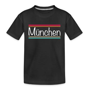 Munich - T-shirt bio Premium Enfant - noir - Devant