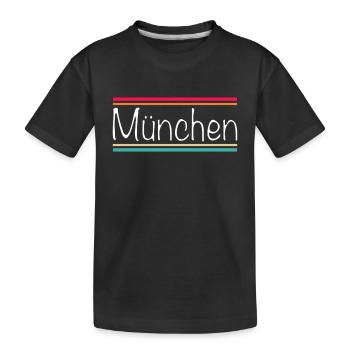 Munich - T-shirt bio Premium Enfant - noir - Devant