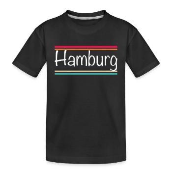 Hambourg - T-shirt bio Premium Enfant - noir - Devant