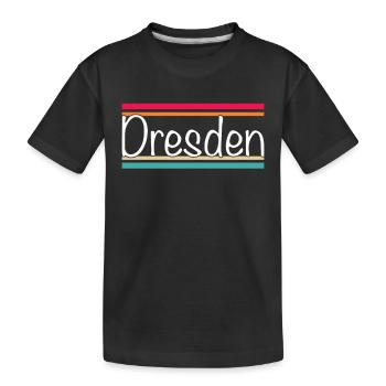 Dresde - T-shirt bio Premium Enfant - noir - Devant