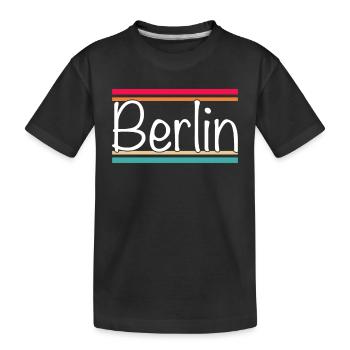 Berlin - T-shirt bio Premium Enfant - noir - Devant