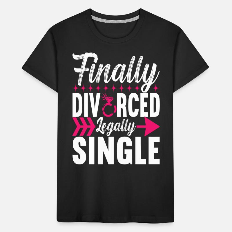 Divorce Divorced Kids' Premium Organic T-Shirt