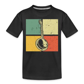 Banjo Banjo joueur Banjoïste - T-shirt bio Premium Enfant - noir - Devant