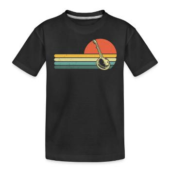 Banjo Banjo joueur Banjoïste - T-shirt bio Premium Enfant - noir - Devant