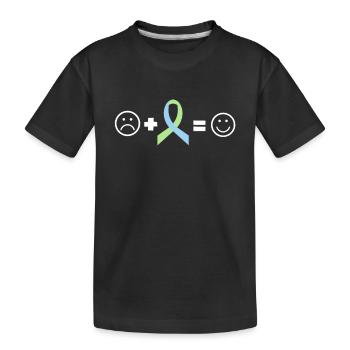 SPED Neurodiversité Dyscalculie - T-shirt bio Premium Enfant - noir - Devant