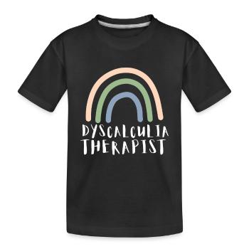 SPED Neurodiversité Dyscalculie - T-shirt bio Premium Enfant - noir - Devant