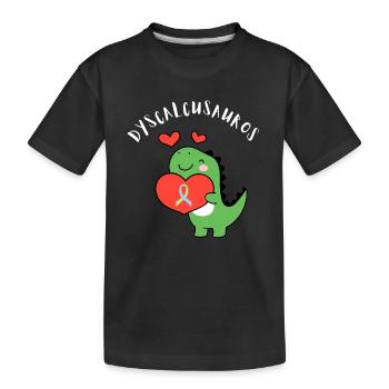 SPED Neurodiversité Dyscalculie - T-shirt bio Premium Enfant - noir - Devant
