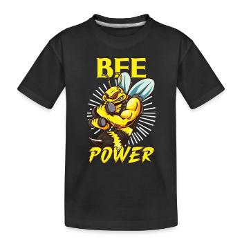 Apiculture Apiculteurs Rucher d’abeilles mellifères - T-shirt bio Premium Enfant - noir - Devant