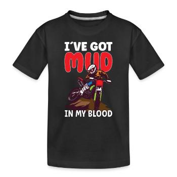 Dirt Bike Dirt Bike Riding Motocross Dirt Biking - T-shirt bio Premium Enfant - noir - Devant