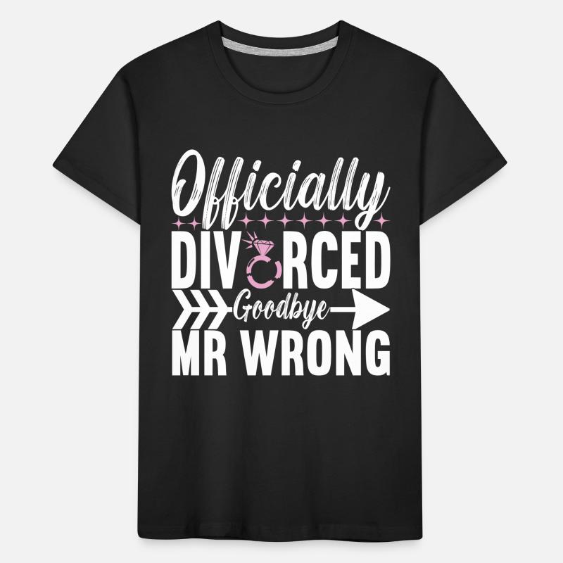 Divorce Divorced Kids' Premium Organic T-Shirt