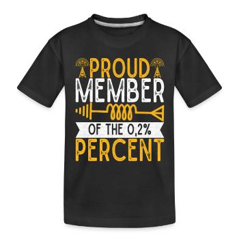Radio amateur Opérateur radio amateur - T-shirt bio Premium Enfant - noir - Devant