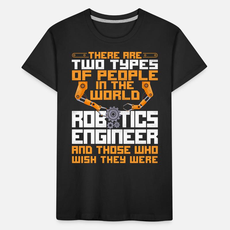 Robot Robotics Engineer Vintage Kinder Premium Bio T-Shirt