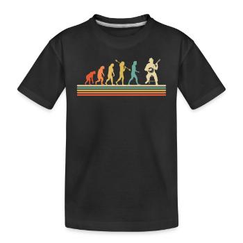 Banjo Banjo player Banjoist - Kids' Premium Organic T-Shirt - black - Front