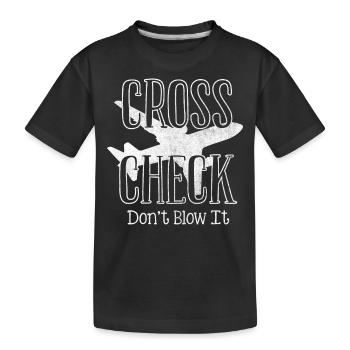 Flight attendants, for flight attendants, flight attendants - Kids' Premium Organic T-Shirt - black - Front