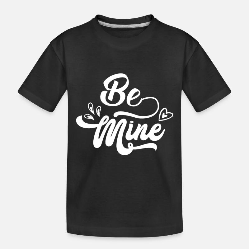 Sei meins - Kinder Premium Bio T-Shirt - Schwarz
