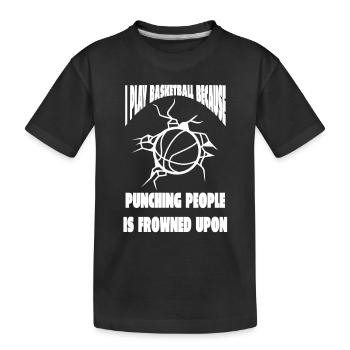 Basketball Basketball Player Basketball Team - T-shirt bio Premium Enfant - noir - Devant