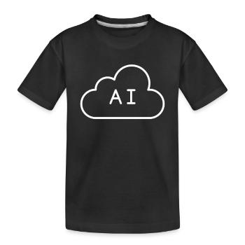 Artificial Intelligence Ai Chat - Kids' Premium Organic T-Shirt - black - Front