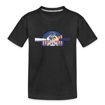 Artificial Intelligence Ai Chat - Kids' Premium Organic T-Shirt - black - Front