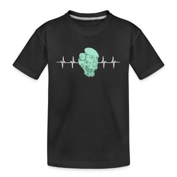 Artificial Intelligence Ai Chat - Kids' Premium Organic T-Shirt - black - Front