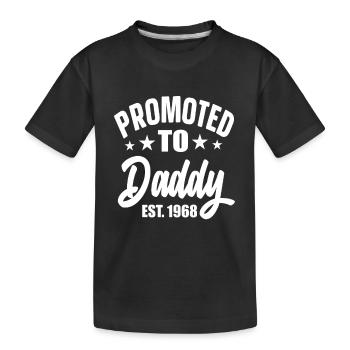 Promu Papa Est 1968 - T-shirt bio Premium Enfant - noir - Devant