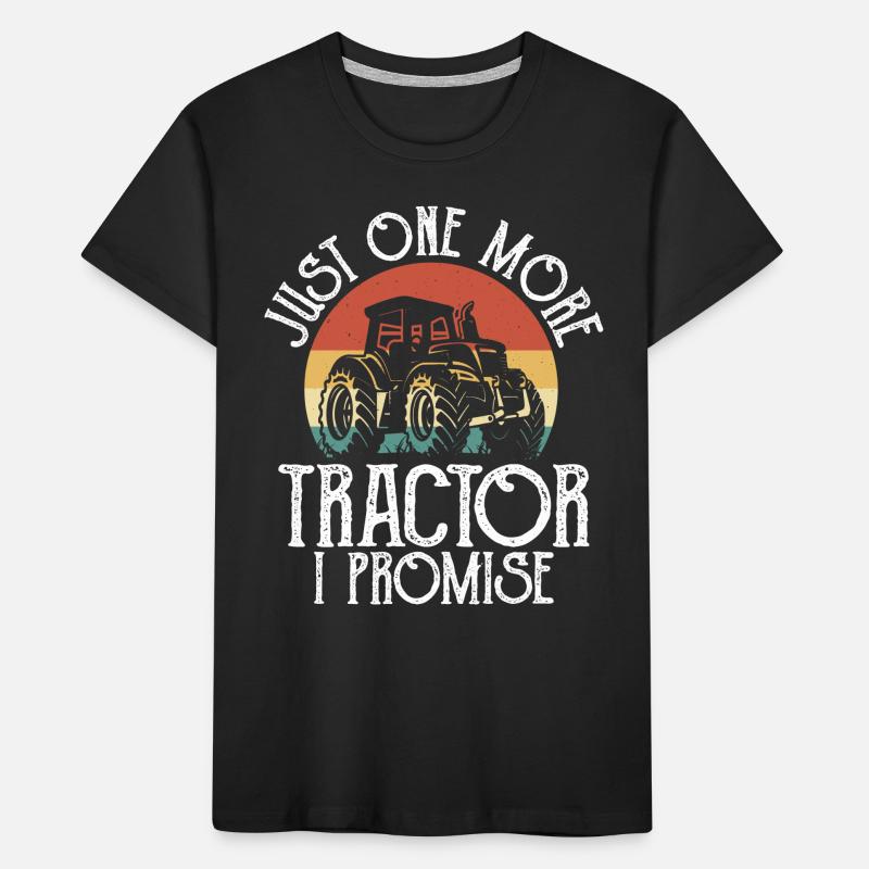 Nur noch ein Traktor, den ich verspreche Kinder Premium Bio T-Shirt
