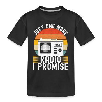 Ham Radio Ham Funker - Kinder Premium Bio T-Shirt - Schwarz - Vorne