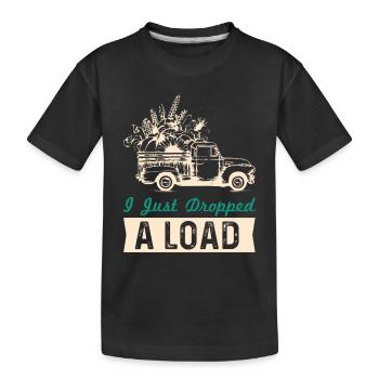 Farmer Farmer - Kids' Premium Organic T-Shirt - black - Front