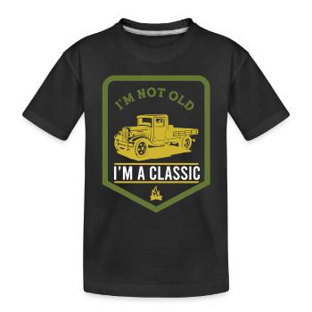 Farmer Classic - Kids' Premium Organic T-Shirt - black - Front