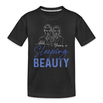 Sleep Beauty - Kids' Premium Organic T-Shirt - black - Front